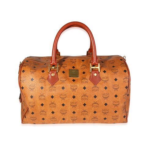 mcm duffle bag fake